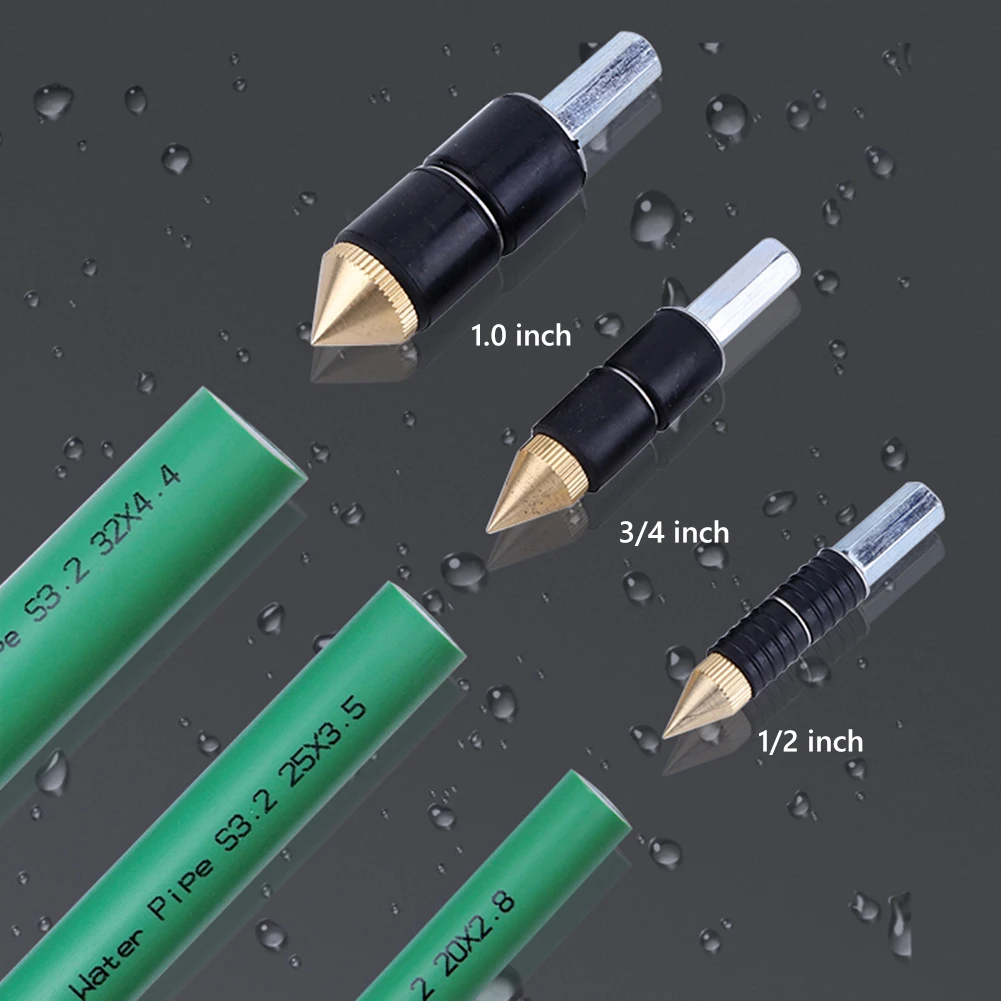 

1 Set Tube Water Stop Needle 1 Inch/1/2 Inch/3/4 Inch PPR Tube Tunnels Plug Stainless Steel for Kitchen Bathroom Repair Plumbing