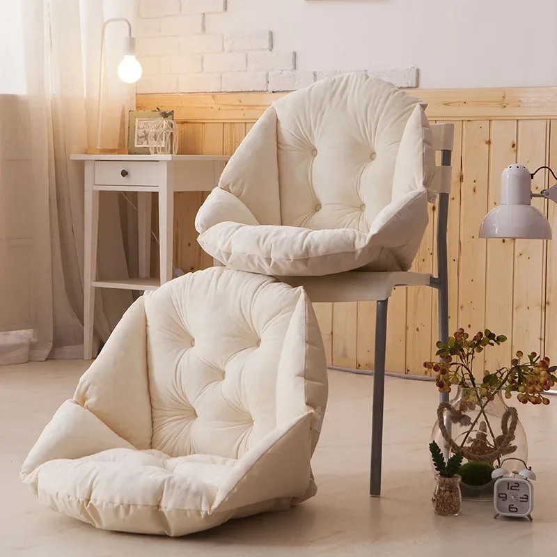 Cushion Office Chair Four Seasons Universal Cushion Backrest One Piece Thickened Winter Chair Cushion