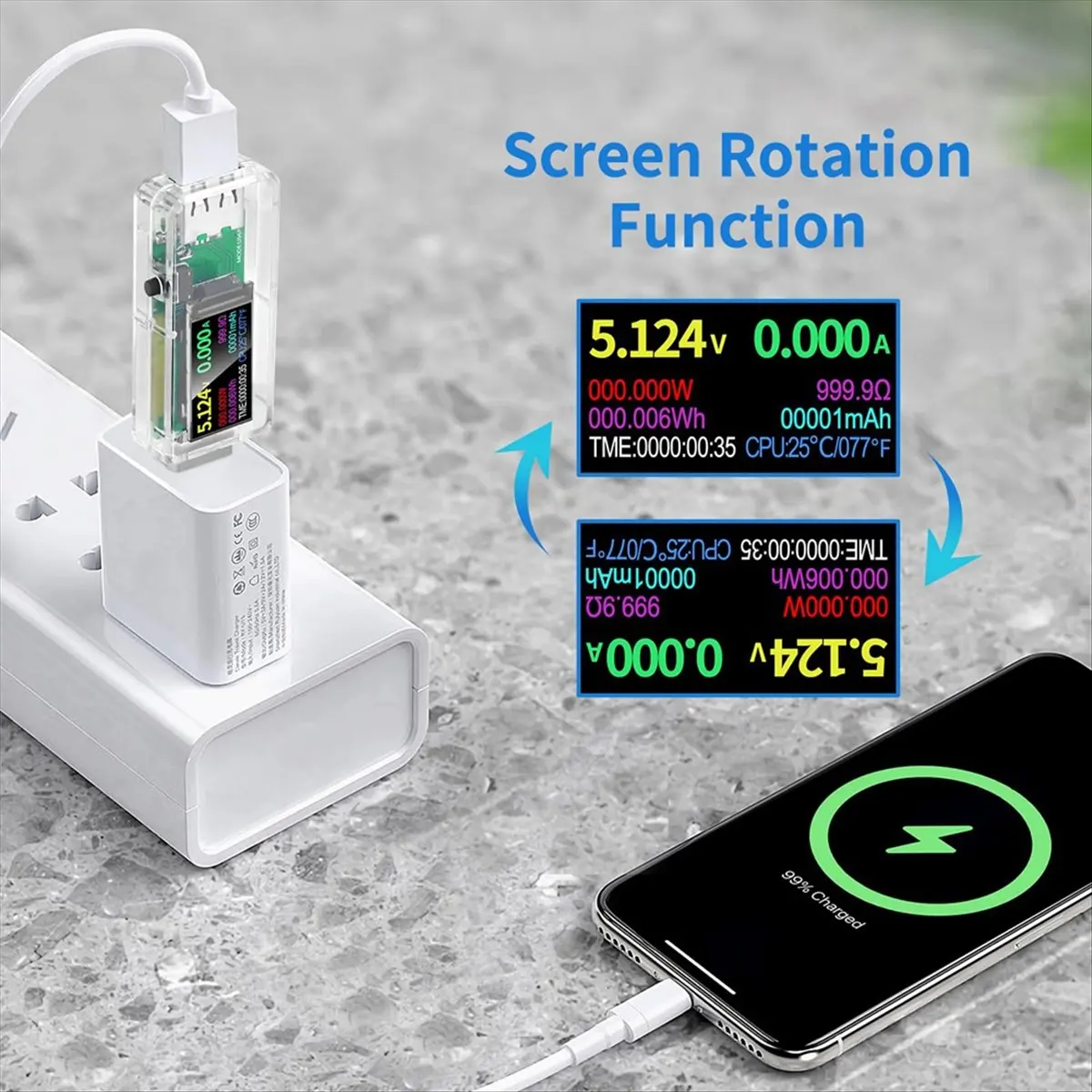 High-quality measuring tools USB Tester USB Power Mete Detector in Stock