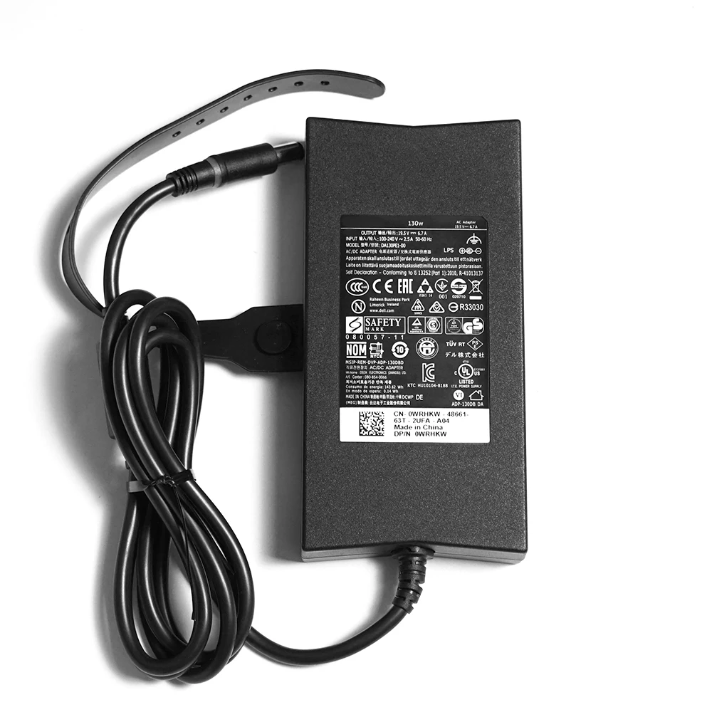 Adaptador de CORRENTE ALTERNADA 19.5V 15 6.7A 130W Carregador Portátil Para Dell Lnspiron 5576 5577 7557 7559 7566 7567 XPS Gen 17R N7110 2 PA-4E
