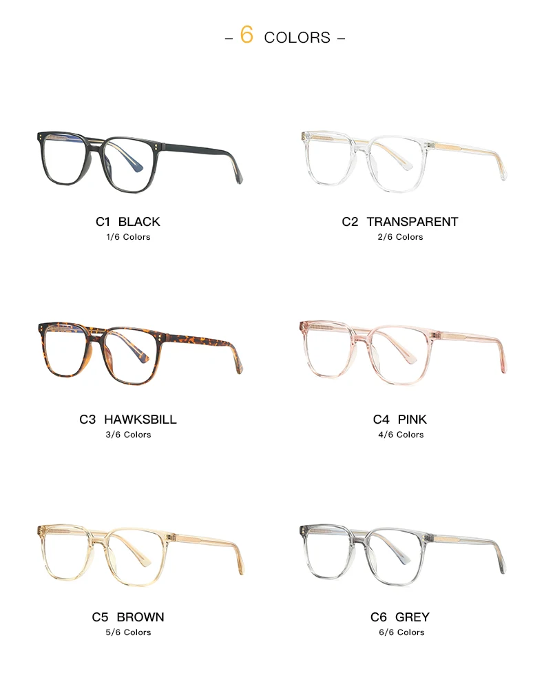 JMISUS Classic Square Prescription Glasses Women Men Spring Leg Progressive Eyewear Ultralight TR90 Optical Eyeglasses
