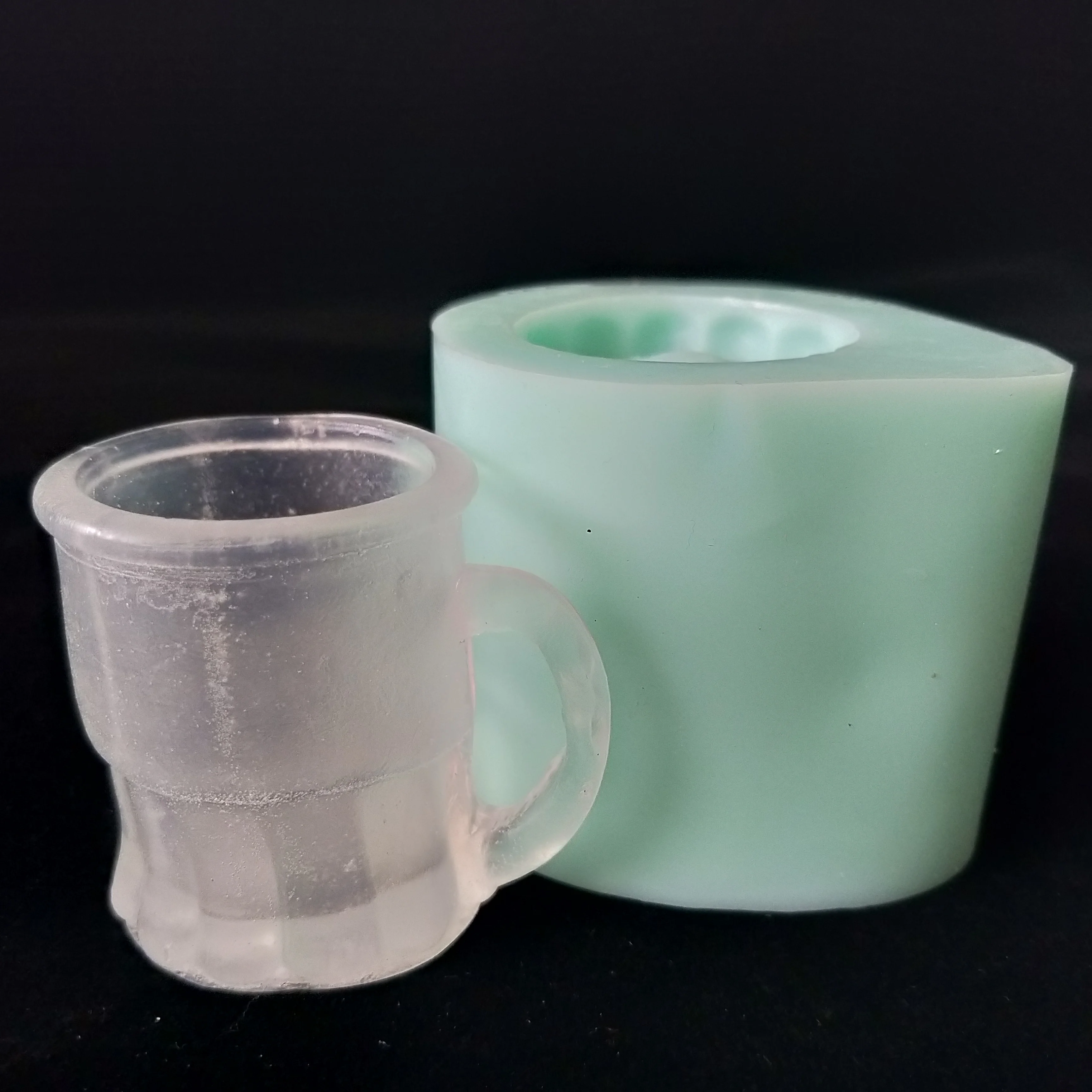 Glass Cup Mold Beer Mug Mold Handmade Soap Making Molds Candle Mold Silicone Resin Clay Moulds QT0168 PRZY Silicone Eco-friendly