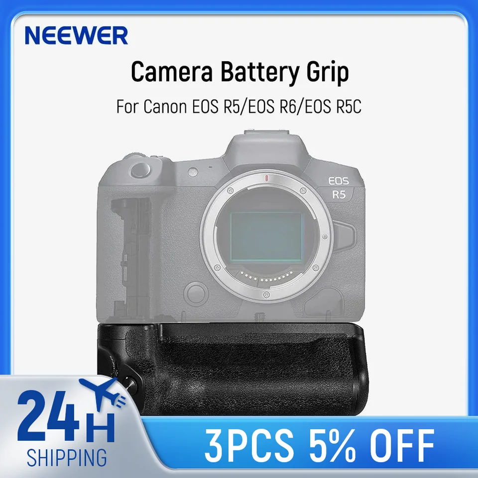 NEEWER カメラバッテリーハンドルグリップ交換用 BG-R10 Canon EOS R5