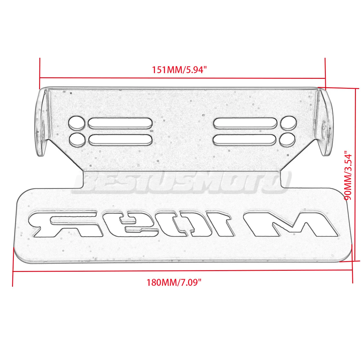 오토바이 후면 번호판 프레임, 스즈키대로 M109R 침입자 M1800R vz r1800 보스 2006-2022 2021 2020 2019 2018 2017