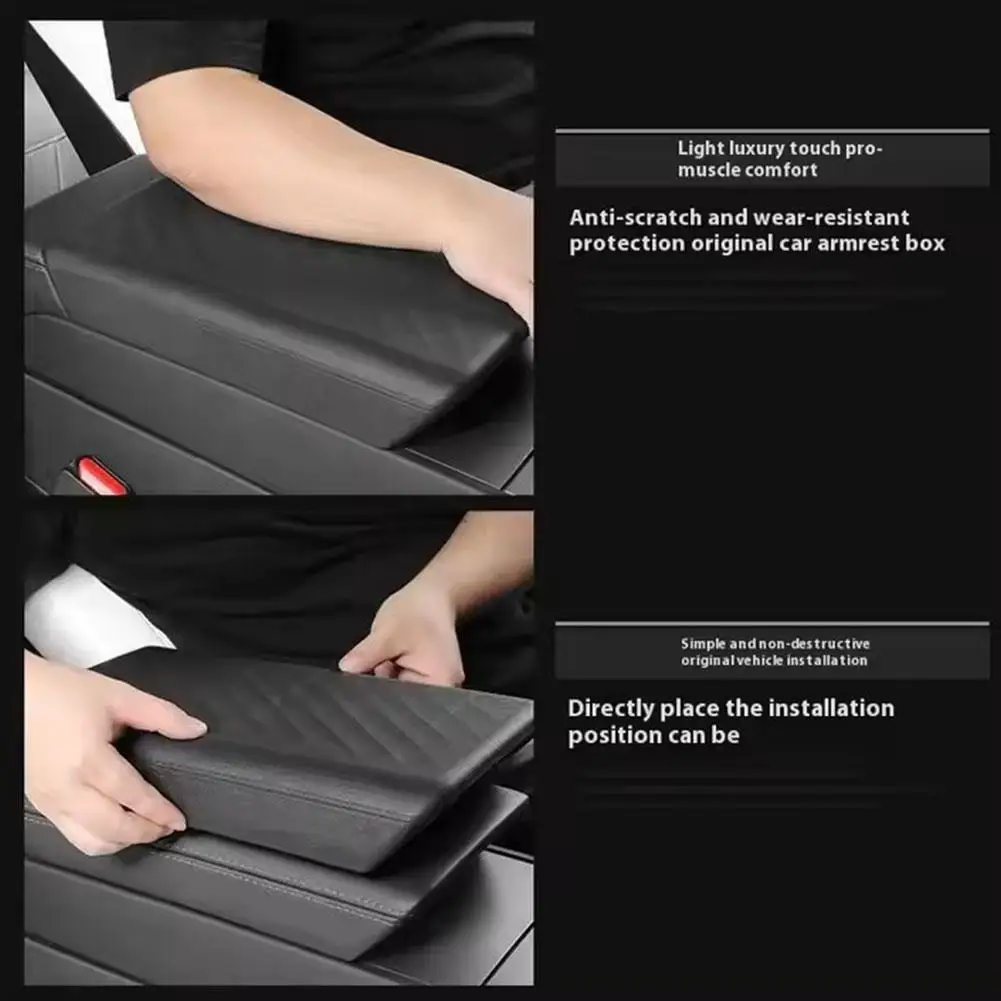 

Central Armrest Protective Cover for Tesla Highland 2024 / Launch / Juniper 2025 Soft Case Center Console Lid U6G7