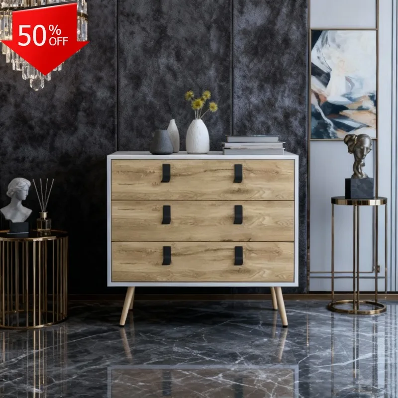 

Dressers Home Furniture Living Room Hairstyle Bedroom Dresser Glass Display Cabinet Storage Door Rear Niche Storage Sliding Shoe