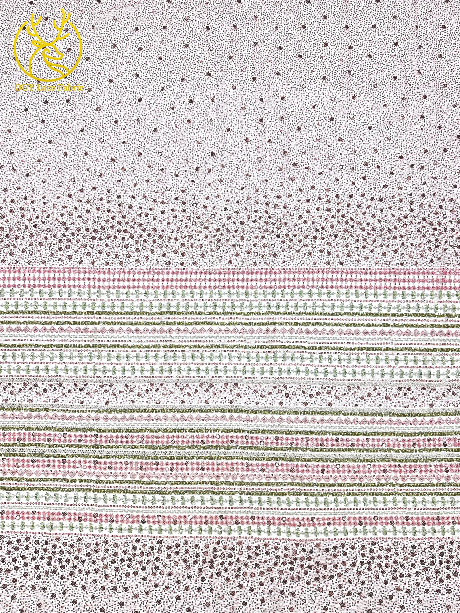 Französische nigerianische Luxus-Perlen-Mesh-Spitze in Weinrot, französische Pailletten-Stickerei-Spitze, afrikanischer Spitzenstoff für Abendkleider zum Nähen – Detail 12