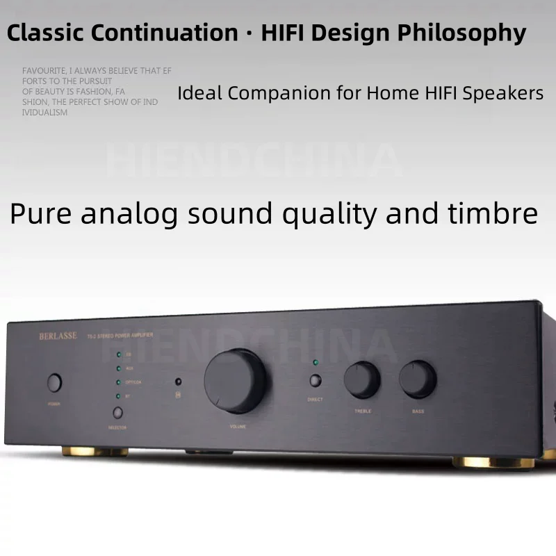 Amplificador TS-2 2.0 200W * 2 Tipo Combinado Amplificador de Potência HIFI Home High-end NE5532 Classe AB