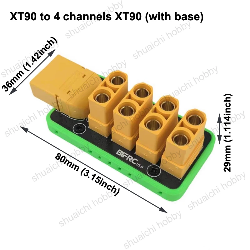 1 個 1 ～ 4 チャンネル電源分配ボード、XT90/XT30 コネクタ付き、200A/30A DIY 高電流 PDB、RC モデルカー/ボート/潜水艦用