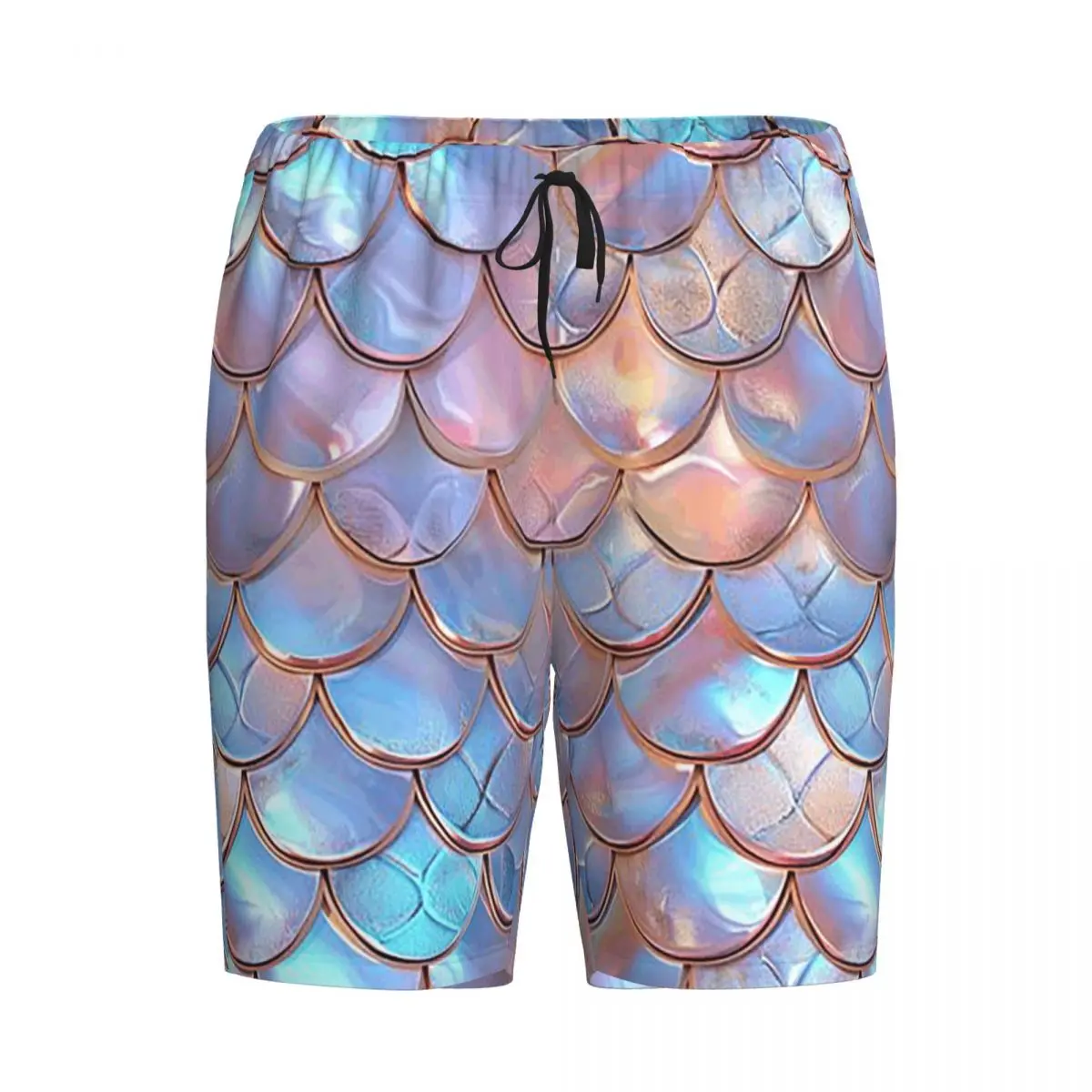 

Custom Mermaid Fish Scale Shorts Sleeping Pants Men Pajama Pants Lounge Sleep Sleepwear Bottoms