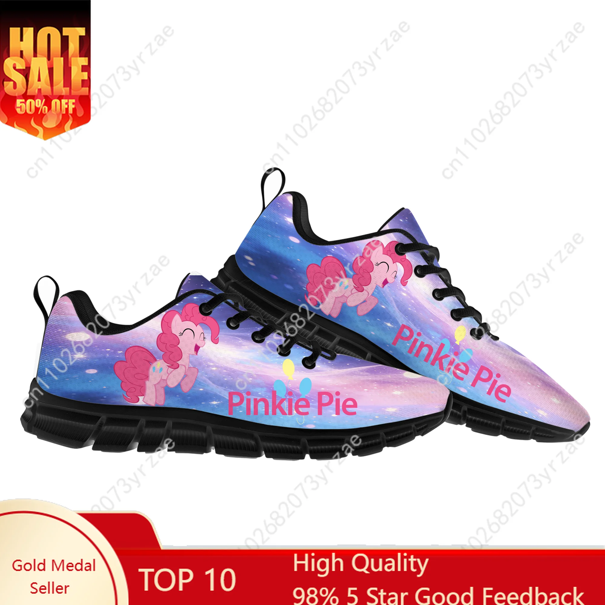

Pinkie Pie Shoes Man Woman Sneakers My Little Pony Friendship Is Magic Fashion Comfortable Custom Shoe Cosplay Footwear