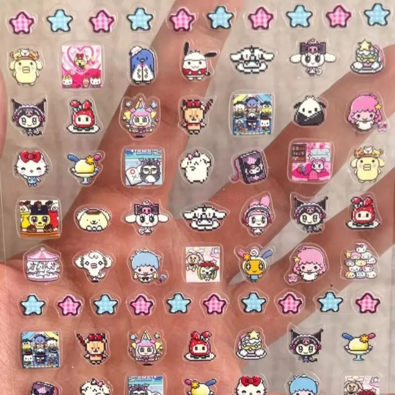 

New Arrival Stickers Y2k Retro For Tamagotchi Style Art Nail Stickers Diy Stickers Phone Case Pet Device Stickers Girls Gifts
