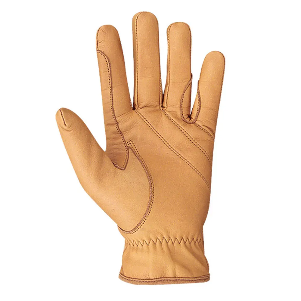 Custom Professional Western Winter Horse Riding Gloves For Men High Quality Breathable Genuine Leather Comfortable Equestrian