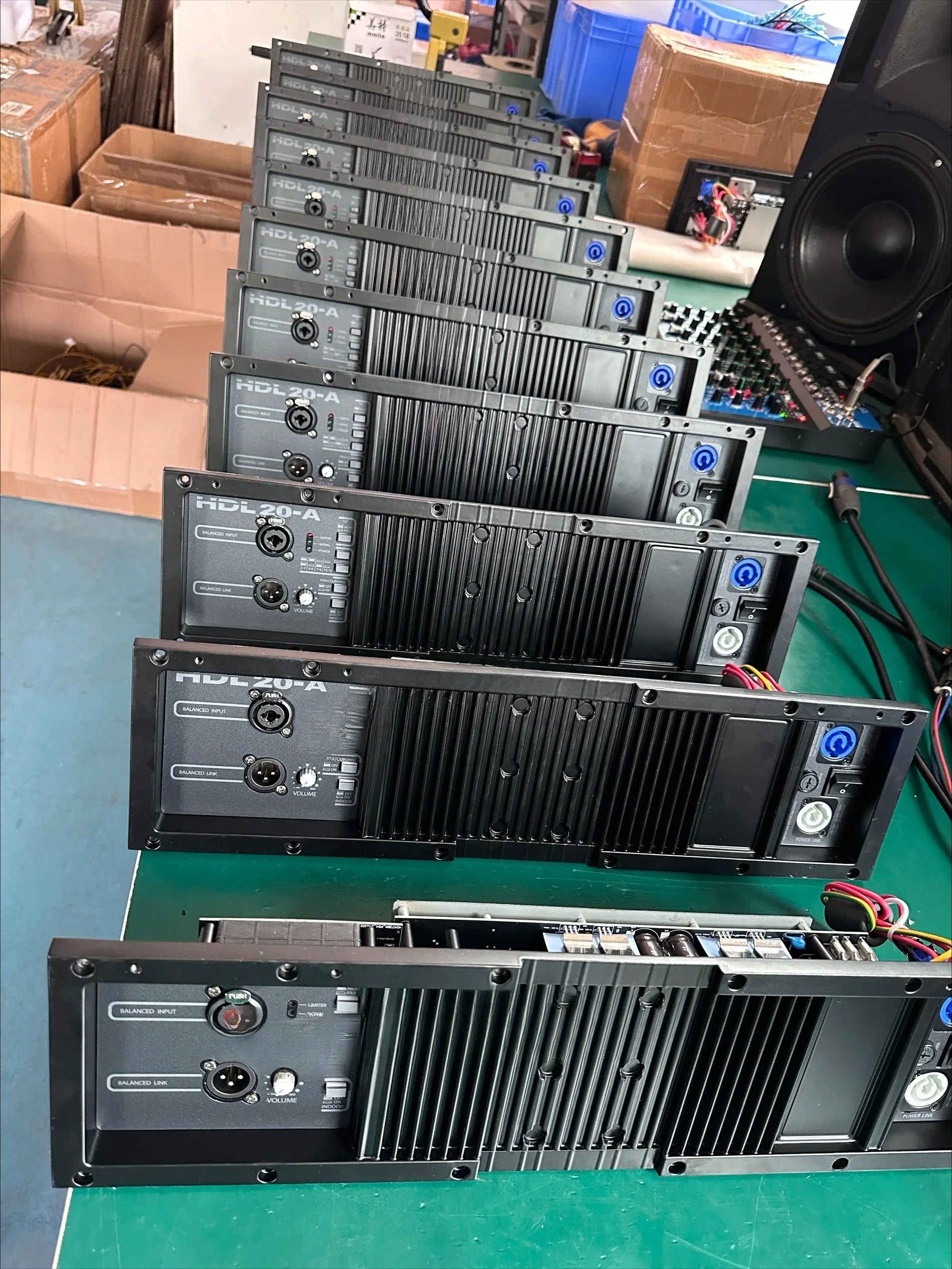 HDL 20-A Active Line Array Dual 10 Inch Speaker Dj Speaker Set System RCF Speakers Audio System Sound Sound Bar With Subwoofer