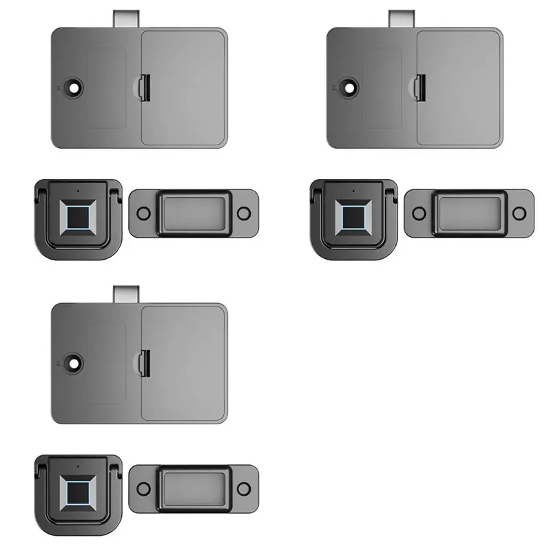【CYBER MONDAY】3X Smart Drawer Fingerprint Lock Fingerprint Lock Home Locker Lock Office Furniture Electronic Cabinet Lock Bedsid