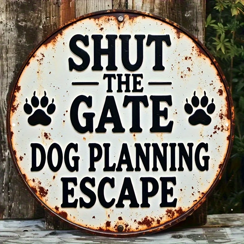 8.0*8.0inch Round Sign with 
