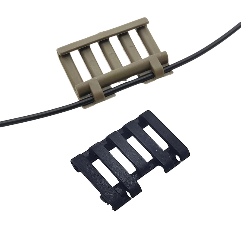 Tactical Picatinny Wire Guide System Cable 20mm Rail Cover PEQ DBAL M300 M600 Pressure Switch Holder Airsoft rifle Accessories