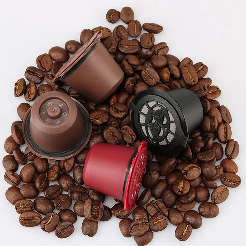 Wiederverwendbare Kaffeekapsel für Nespresso-Maschinen mit Edelstahl-Filternetz, Icafelas Nachfüllbare Espresso-Kapsel, Küchenzubehör – Detail 1