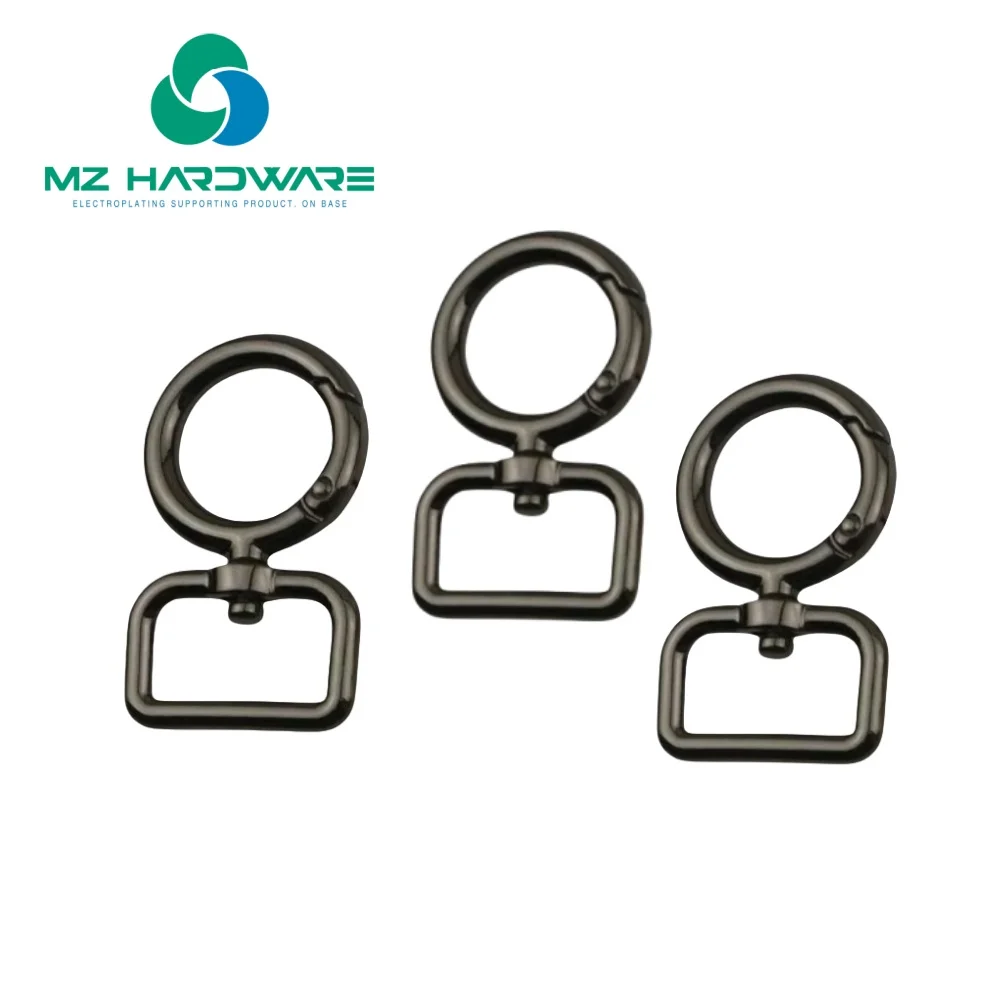 

MZhardware 1 шт., оптовая продажа, металлический пружинный крючок из цинкового сплава - 20 мм, позолоченная поворотная застежка для кошелька, ошейника для собак, сделай сам