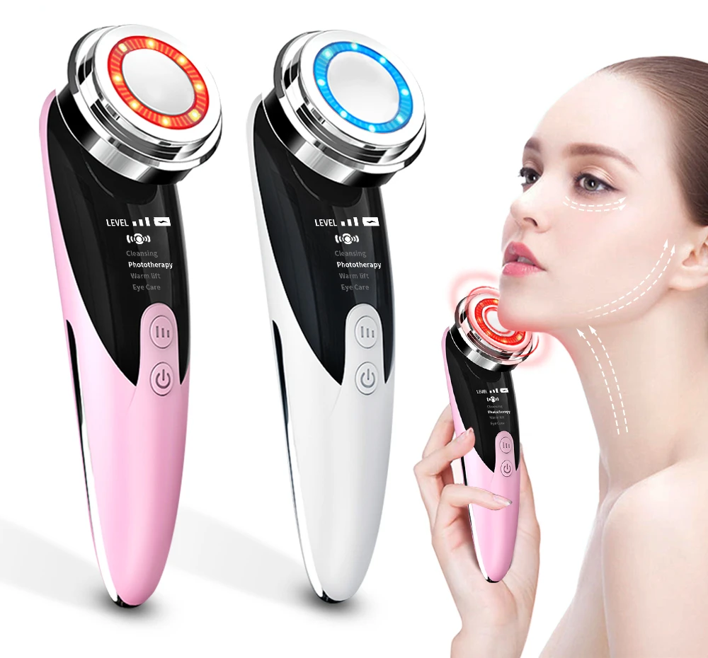 Enhance Beauty Anti-aging Facial Massager Rejuvenation Radio Mesotherapy Cleansing Instrument Warm Export Import Instrument