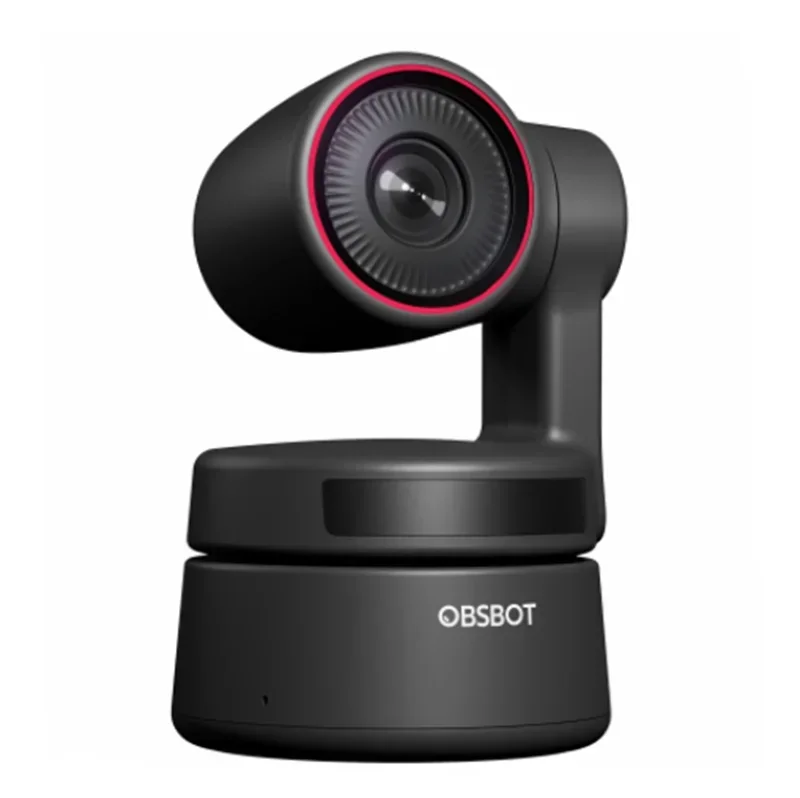 OBSBOT Tiny 4K AI-Tracking Auto-Framing Gesture Control Dual Omni-Directional Mic Recording PTZ Streaming Webcam