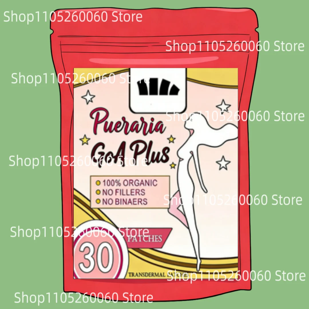 Pueraria Mirifica Transdermal Patch, with Aauaje, Saw Palmetto, Wild Yam, for Butt Enlargement 30 Patches