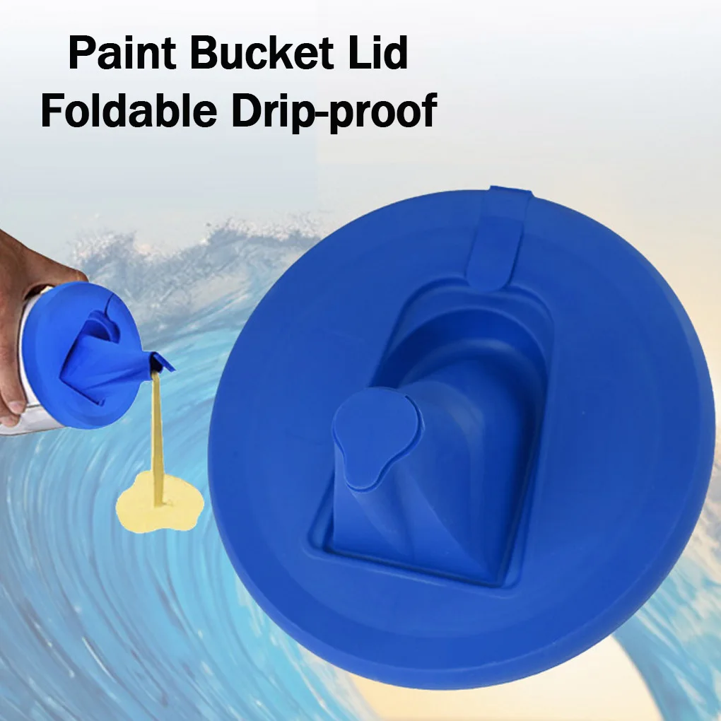 صنبور جديد قابل للسحب مع فوهة قابلة للطي مع فتحة تهوية مستلزمات صب الطلاء غطاء علبة تخزين الطلاء مختومة #5