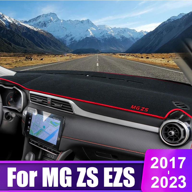 

For MG ZS EZS EV 2017 2018 2019 2020 2021 2022 2023 Car Dashboard Cover Instrument Desk Sun Shade Mat Non-slip Pad Accessories