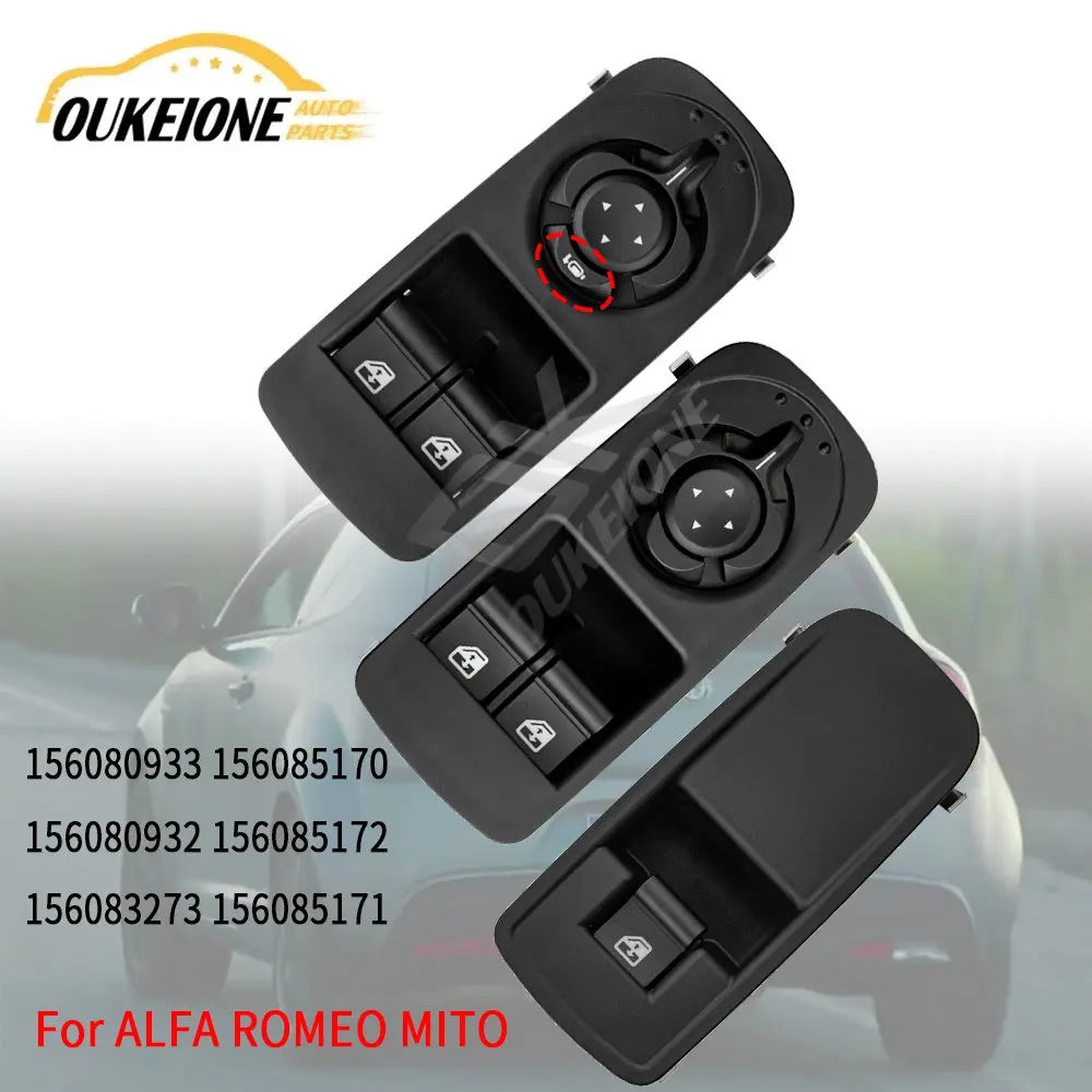 For ALFA ROMEO MITO Electric Window Control Switch Glass Lifter Regulator Button 156085171 156085170 156085172 Car Accessories