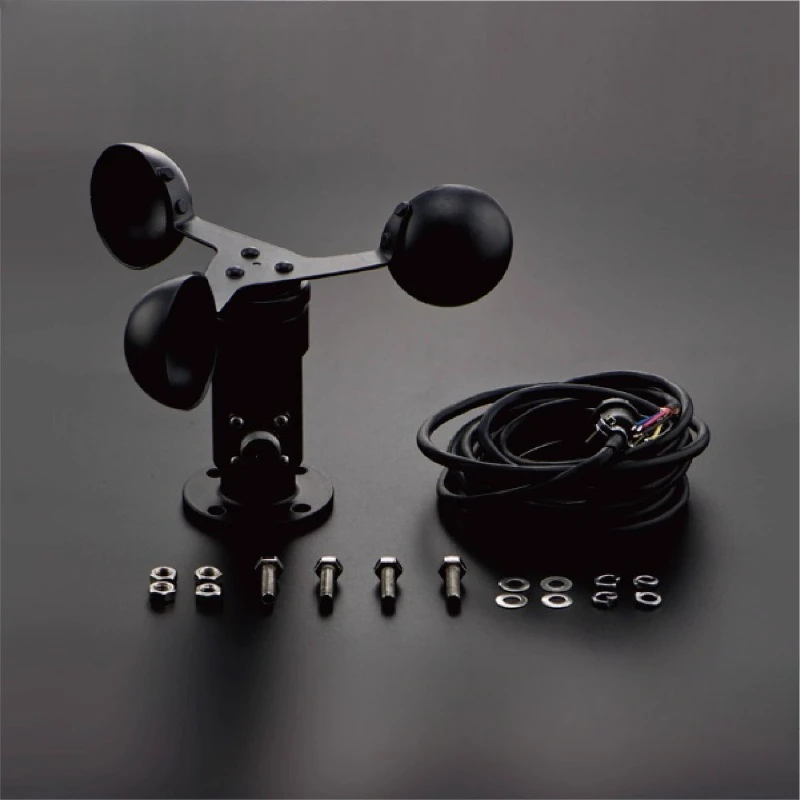 

Тип напряжения датчика скорости ветра (0-5 В) Модульный датчик, совместимый с Arduino SEN0170, диапазон измерения: 0-30 м/с