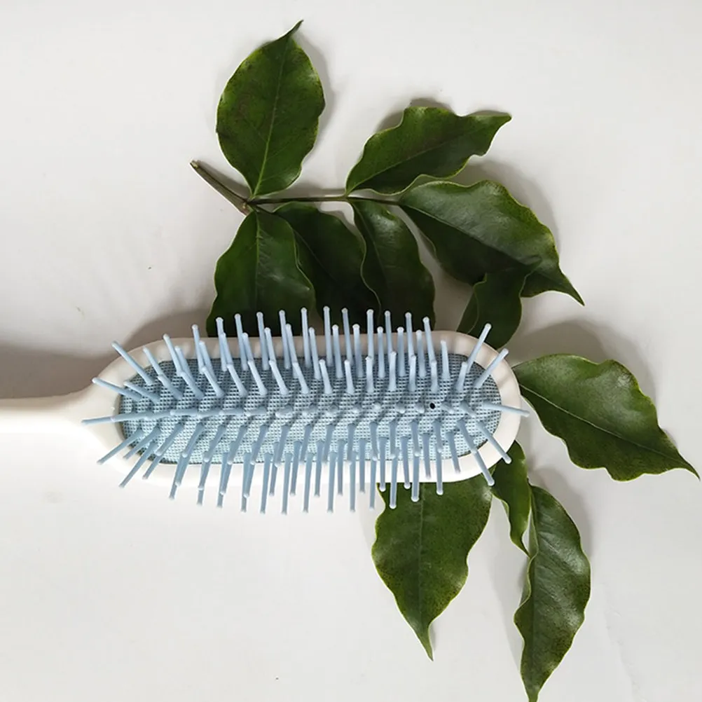 

2Pcs Bend Handle Comb Ergonomic Long Plastic Hair Comb for Elderly Disabled Patients Massaging Styling Tool for Men Women