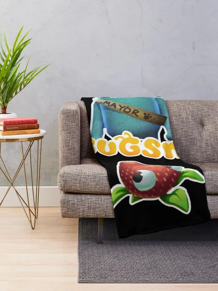 Bugsnax Fan Art Pack Bugsnax Grumps and BugSnax Characters Mayor Filbo Throw Blanket Soft Thin Giant Sofa Blankets