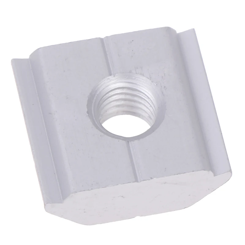 5x 21.2/22.3/23.7mm Lightweight Solar Panel Mounting Aluminum Alloy Bracket End Mid Clamp T-Blocks Square Nut M8 T-Sliding Nut