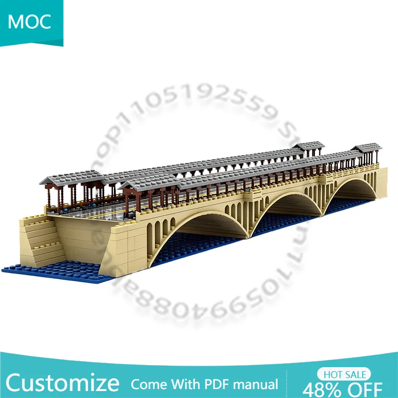 

14108 деталей Модульный конструктор-мост MOC, настраиваемый модульный набор для детей, развивающий конструктор, технологичные кирпичики, DIY, подарки для мальчиков на праздники