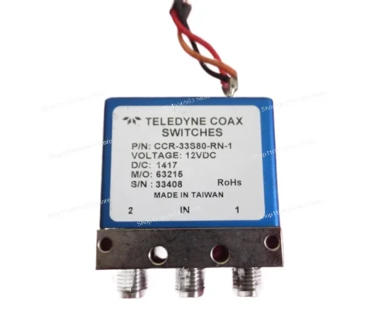 

TELEDYNE CCR-33S80-RN-1 12 В 18 ГГц SPDT SMA RF микроволновый коаксиальный переключатель