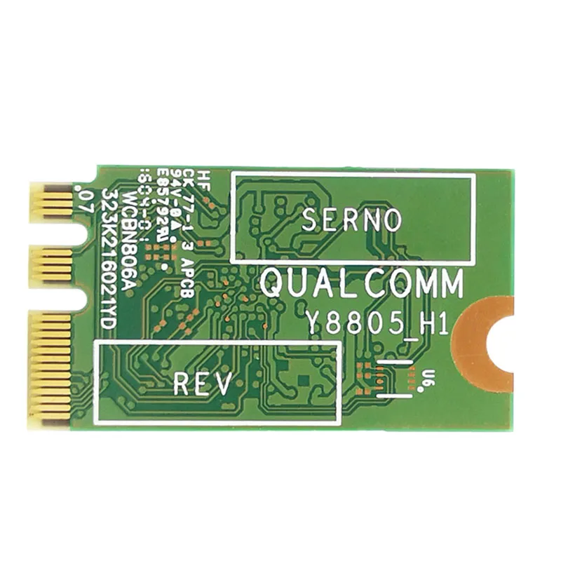 ตัวรับสัญญาณ WIFI การ์ดสำหรับ Qualcomm Atheros QCA9377 QCNFA435 2.4G/5G NGFF WIFI การ์ดบลูทูธ4.1