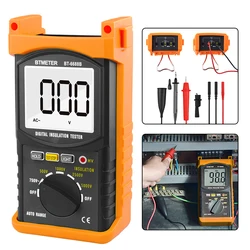 BTMETER BT-6688B Digital Insulation Resistance Tester, Auto Ranging with Backlight Display, 200 Gigaohm Capacity