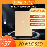 OSCOO MLC Internal Solid State Drive 2.5 Inch SATA SSD 512GB 256GB 128GB Hard Disk 2D MLC Nand Flash SSD for Desktop Laptop