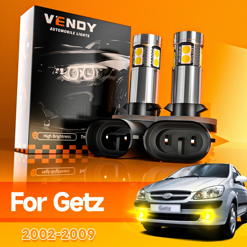 2pcs For Hyundai Getz 2002-2009 LED Fog Light 2003 2004 2005 2006 2007 2008 Canbus Accessories