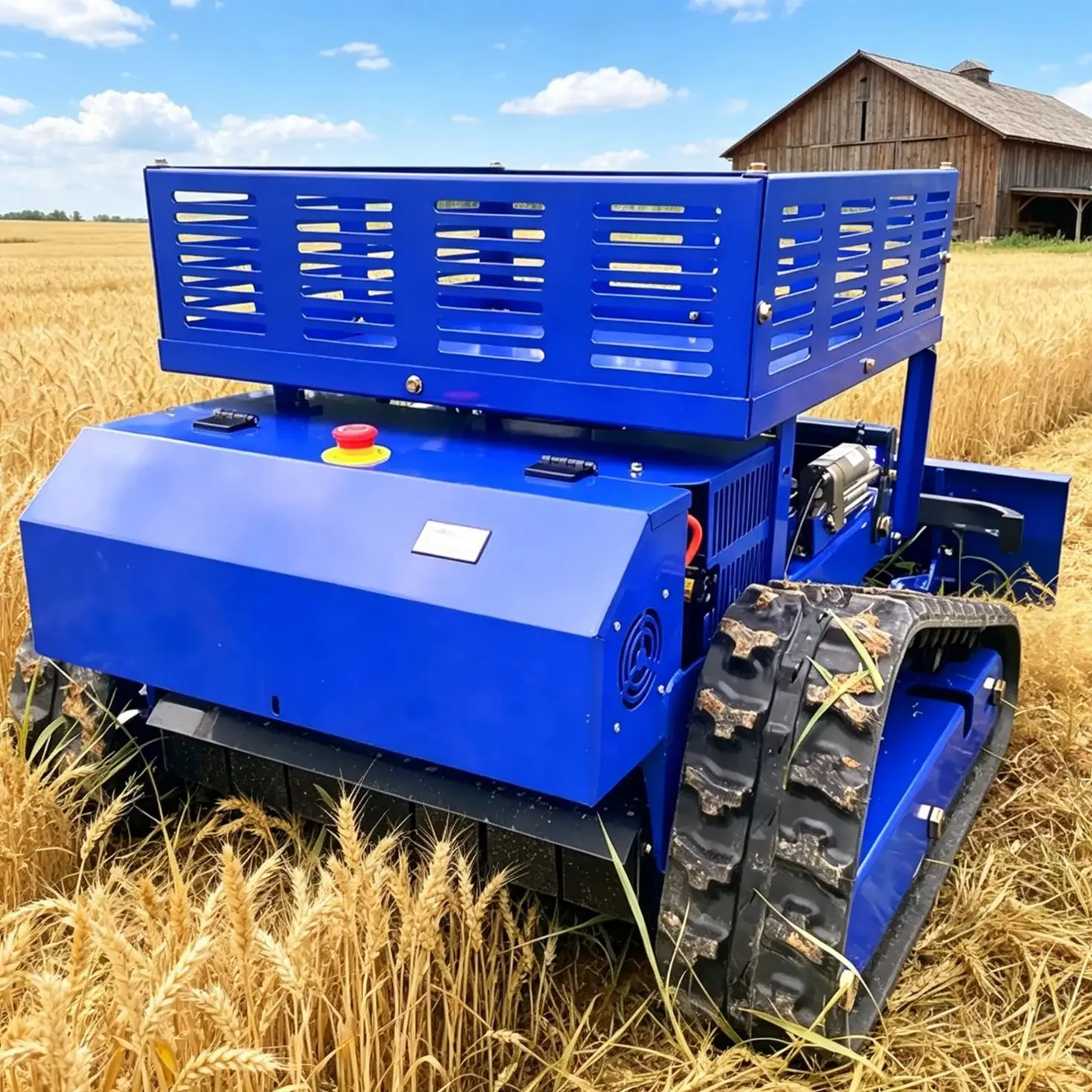 

Customized Belt Type Zero Turn Fully Automatic Lawn Mower With High Power For Large Scale Farm Grass Cutting Projects