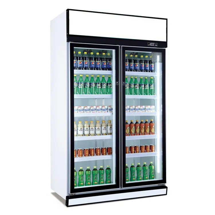 Beverage Refrigerator With Glass Door Commercial Beverage Freezer Refrigeration Equipment