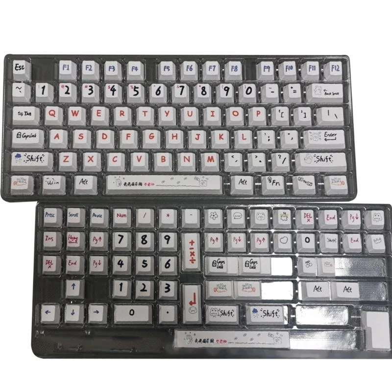 

12pc Cartoon Keycap термическая сублимация граффити