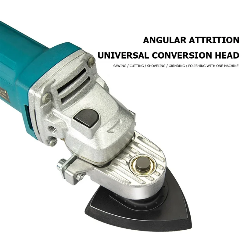 Imagem -04 - Multi Função Elétrica Aparar pá Ferramenta de Polimento Angle Grinder Conversão Cabeça Conjunto Universal 115 125 Adaptador tipo M10 M14