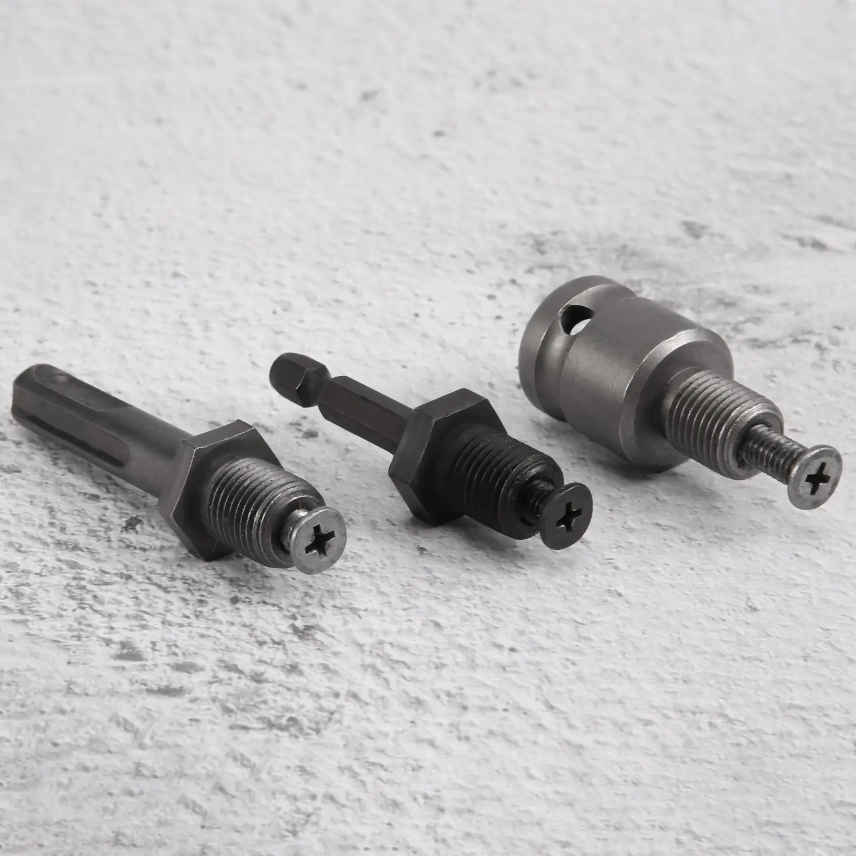 3-16mm Drill Chuck Converter 1/2Inch- 20UNF Thread Quick Change Adapter SDS-Plus 1/4Inch Hex Shank 1/2Inch Socket