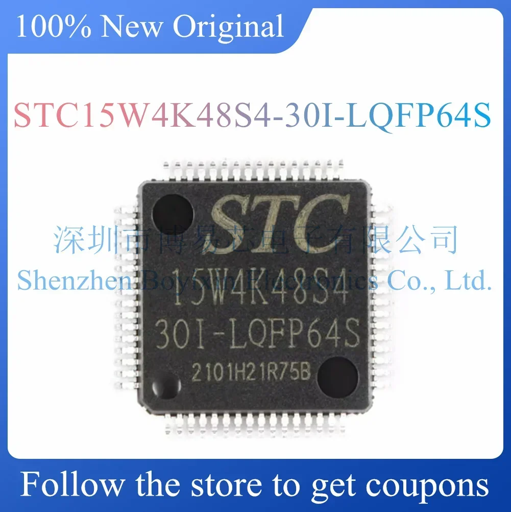 

NEW STC15W4K48S4-30I-LQFP64S Original Product LQFP-64