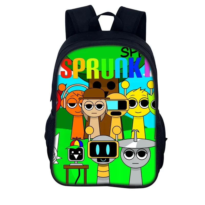 Mochila escolar Sprunki, Mochila escolar Incredibox Sprunki, Mochila Sprunki, Mochila para estudiantes, regalo de Navidad