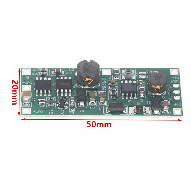 โมดูลสเต็บูสเตอร์แบบชาร์จไฟ DC 9V 12V สำหรับ18650แบตเตอรี่ลิเธียมป้องกันหม้อแปลงแรงดันไฟฟ้า1ชิ้น