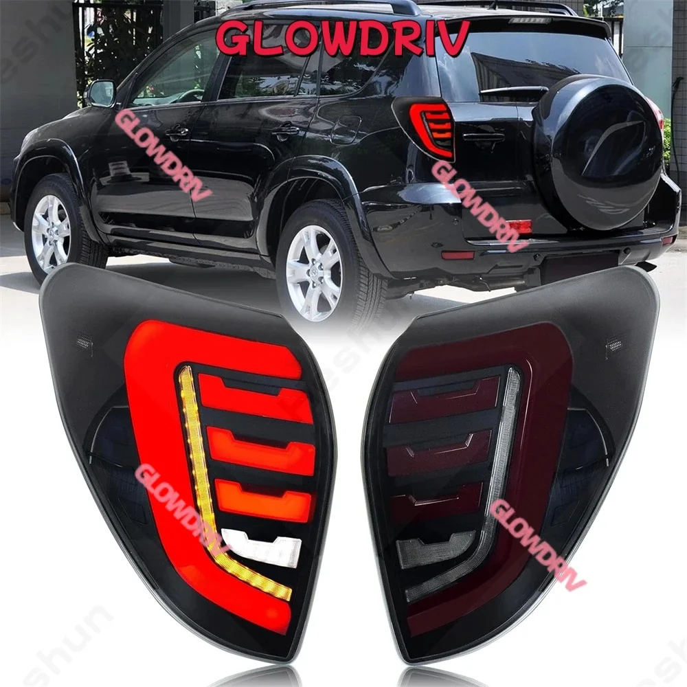 LED Taillamp For Toyota RAV4 2009-2012 Modification Rear Tail Lamp Light Assembly DRL Brake Signal Reverse Light