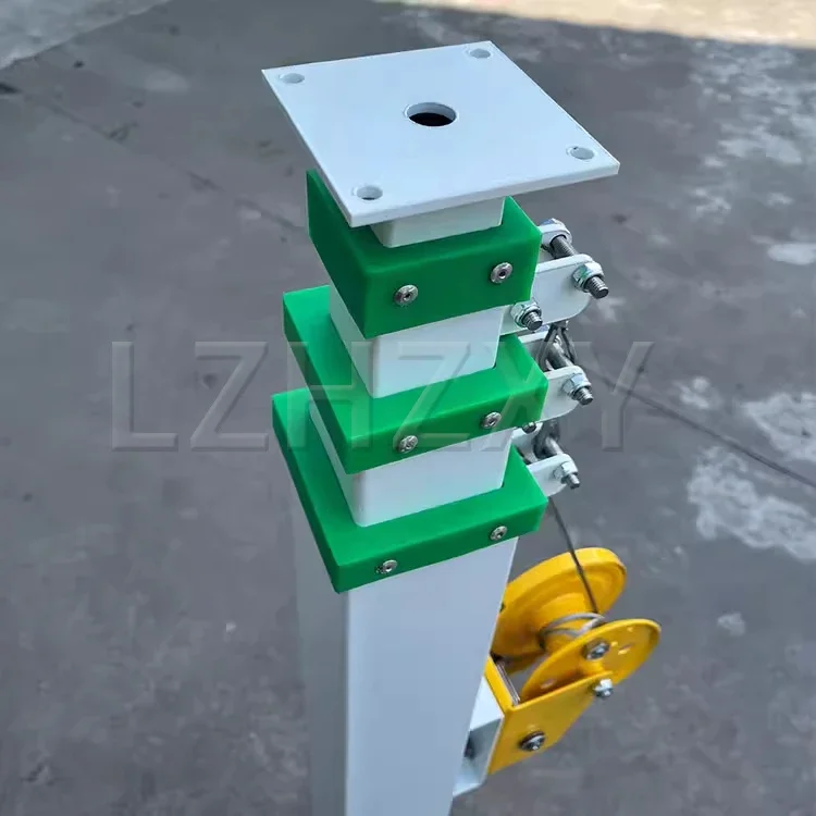 Manual Lift Pole (3M/4M/5M/6M) Manual Telescopic Mechanical Winch Large-Scale Fi