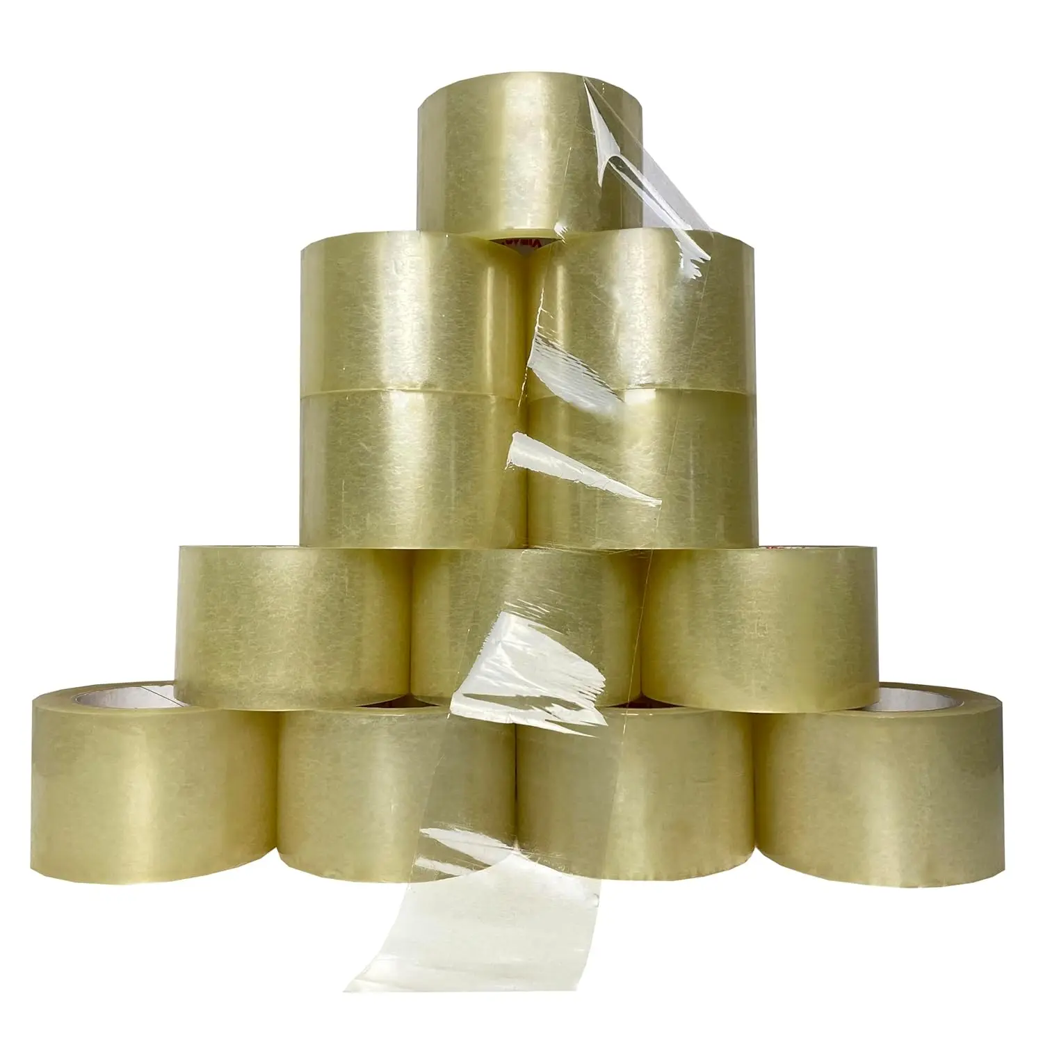 

Clear Acrylic Carton Sealing Tape 12 Rolls/Pack, 3" X 110 Yards/2.1 Mil Thick, Moving Tape for Boxes, Shipping Tape, Hea